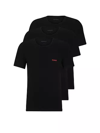 HUGO | T-Shirt 3er Pkg. black | 